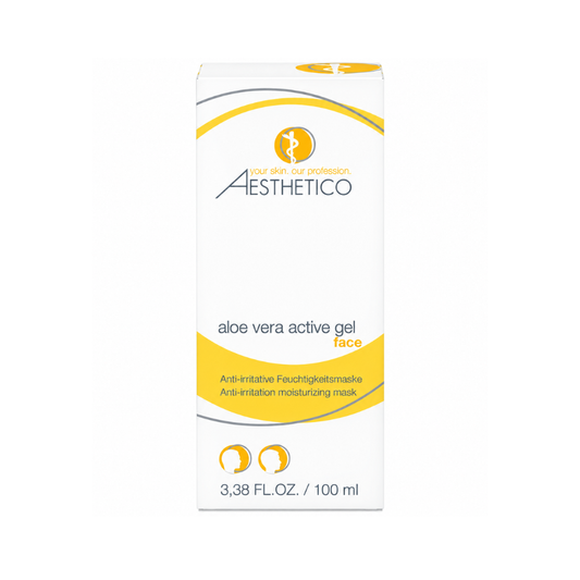 AESTHETICO Aloe Vera Active Gel 100ml - Feuchtigkeitsmaske, Verpackung