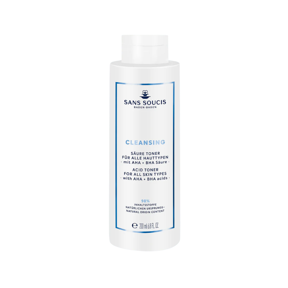 Sans Soucis Cleansing Säure Toner Gesichtswasser mit AHA und BHA Säure 200ml