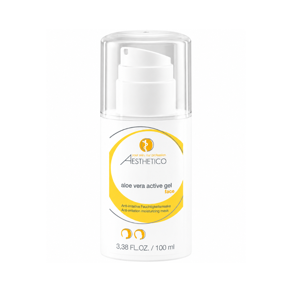 AESTHETICO Aloe Vera Active Gel 100ml - Feuchtigkeitsmaske, Spender