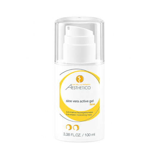 AESTHETICO Aloe Vera Active Gel 100ml - Feuchtigkeitsmaske, Spender