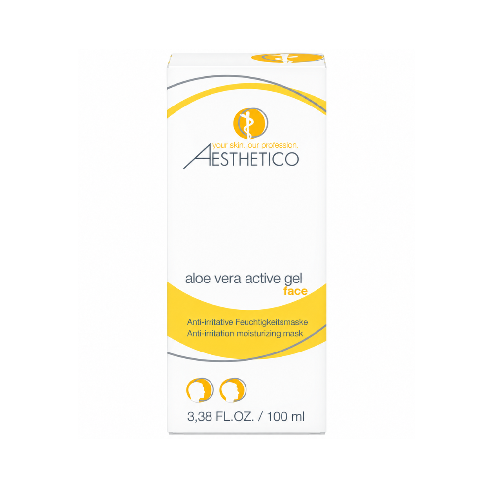 AESTHETICO Aloe Vera Active Gel 100ml - Feuchtigkeitsmaske, Verpackung
