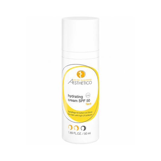 Aesthetico hydrating cream  LSF 50 - 50ml - Tagespflege mit hohem LSF, Spender