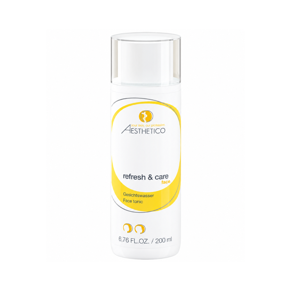 AESTHETICO refresh & care Gesichts-Tonic – Beruhigendes Gesichtswasser für alle Hauttypen, Flasche