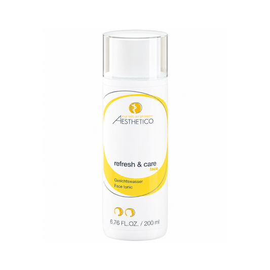 AESTHETICO refresh & care Gesichts-Tonic – Beruhigendes Gesichtswasser für alle Hauttypen, Flasche