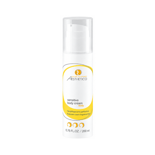 Aesthetico sensitive body cream 200ml Parfumfreie Körpercreme im Spender