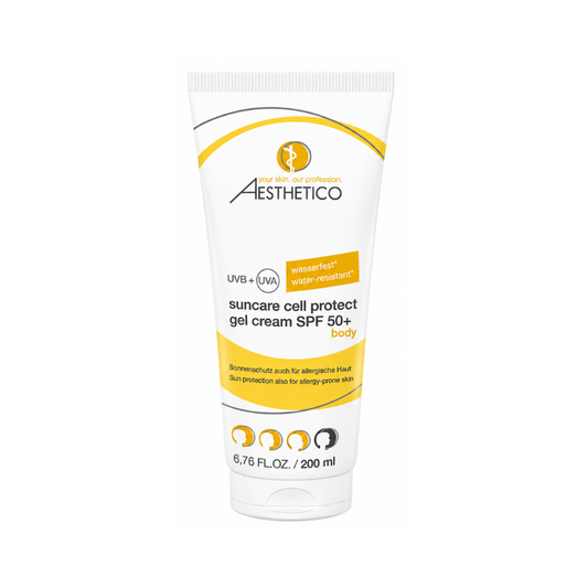 AESTHETICO suncare cell protect gel cream SPF 50+, 200ml Sonnenschutz-Gelcreme
