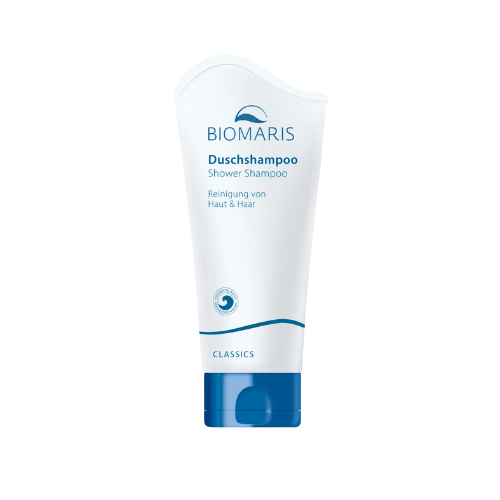 Biomaris Duschshampoo 200ml – Pflegendes Duschgel und Shampoo in der Tube.