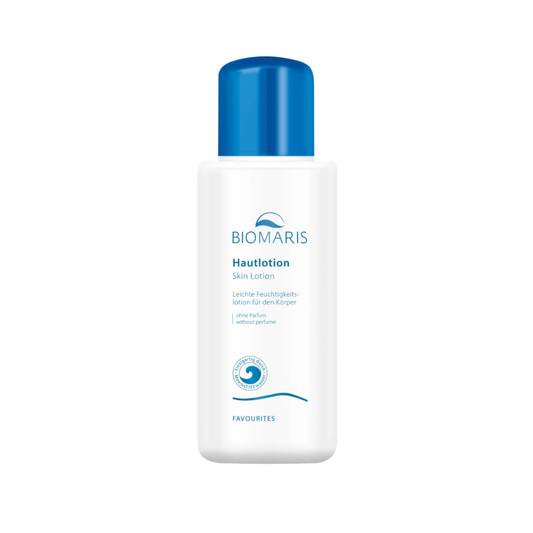 Biomaris Hautlotion ohne Parfum 250ml – Sanfte Körperlotion ohne Duftstoffe in der Flasche.