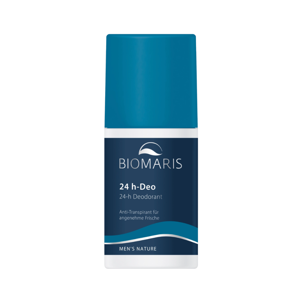 Biomaris Men's Nature 24h Deo 50ml – Pflegendes Deodorant für Männer als Roll-on.
