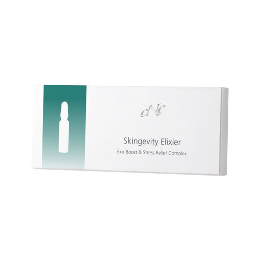 CNC Cosmetic Skingevity Elixier Exo Boost & Stress Relief Complex – 10 Ampullen à 2ml Verpackung