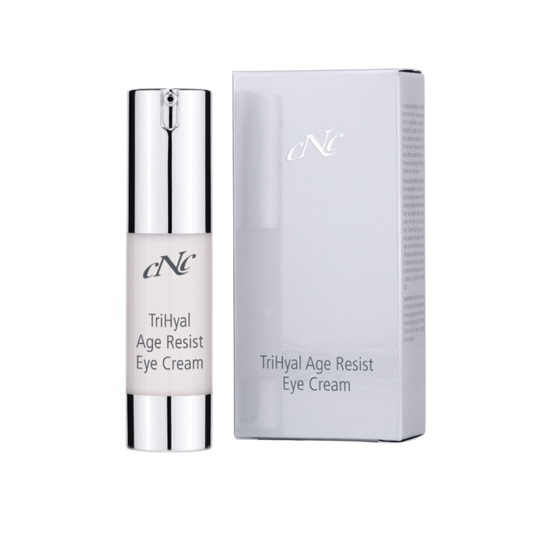 CNC Cosmetic TriHyal Age Resist Eye Cream 15ml Spender und Verpackung