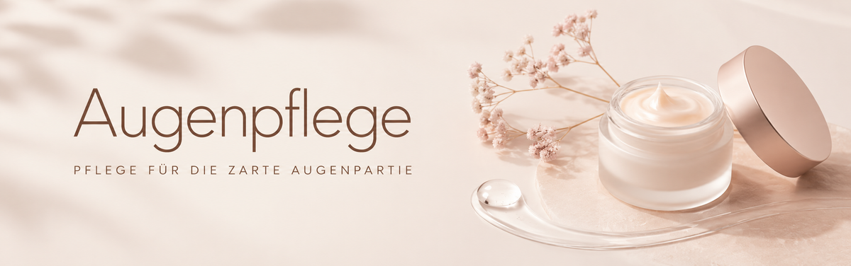 KD-Kosmetik - Intensive Augenpflege für die zarte Augenpartie, Augengele, Augencremes und Augenmasken - Banner