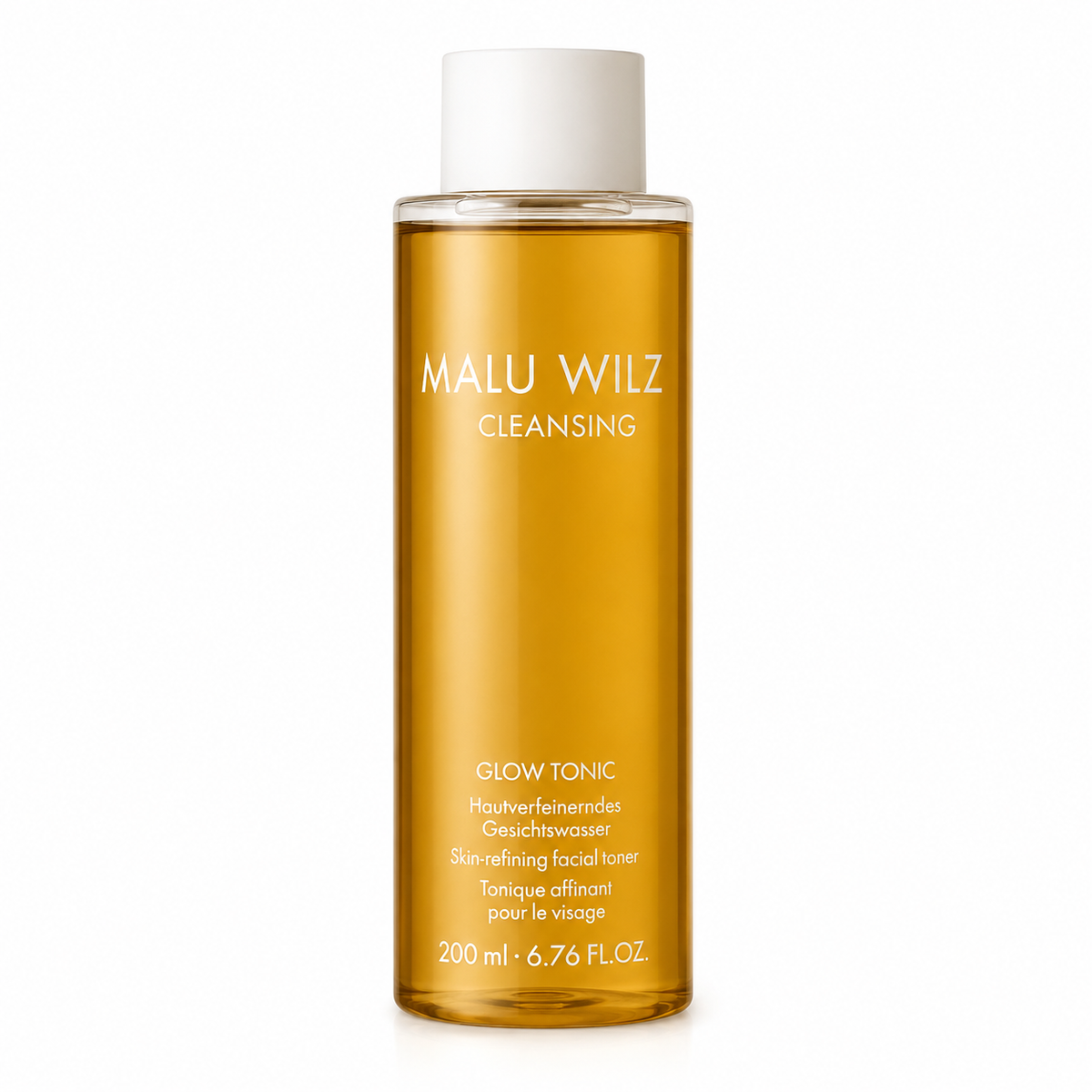 Malu Wilz Glow Tonic 200ml - Hautverfeinerndes Gesichtswasser in der Flasche