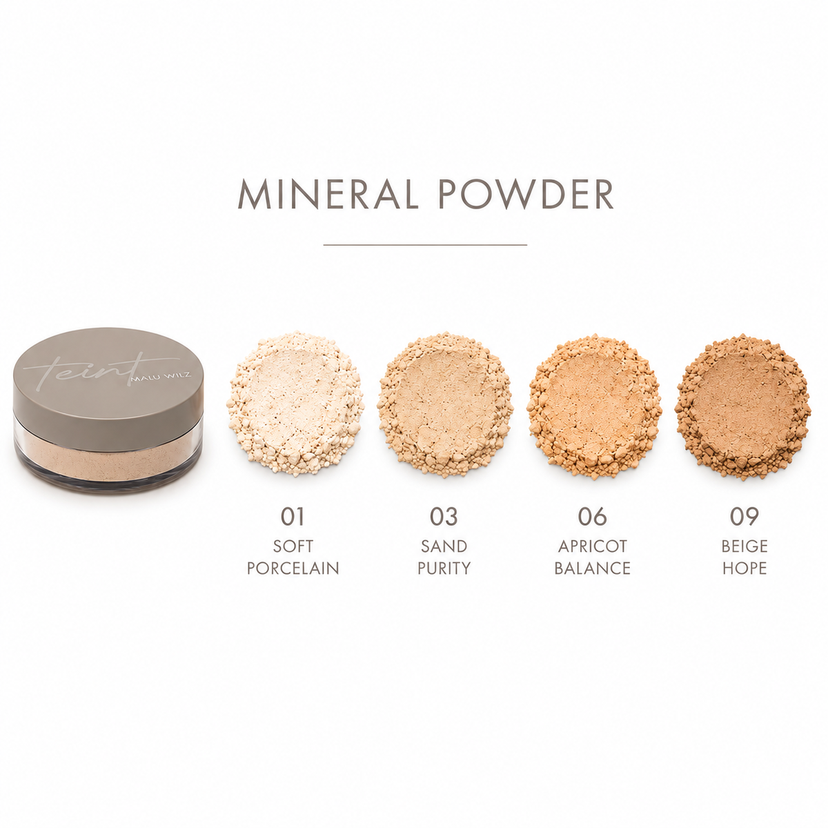 Malu Wilz Mineral Powder Foundation Farben