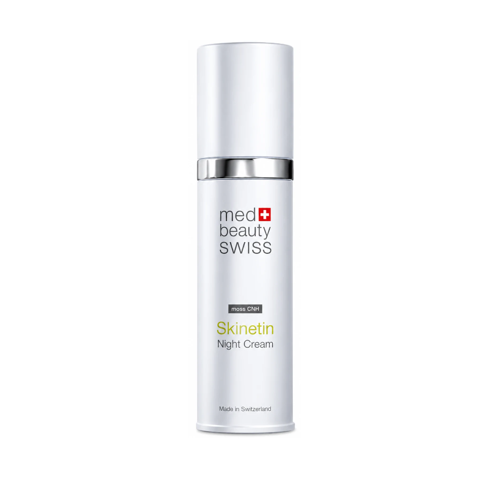 med beauty swiss Skinetin moss CNH Night Cream 50ml Pre-Aging Nachtcreme im Spender