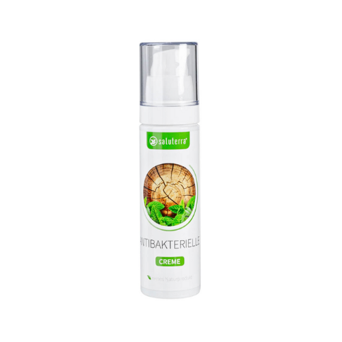 Saluterra Antibakterielle Creme 50ml – Pflege für fettige und unreine Haut Spender