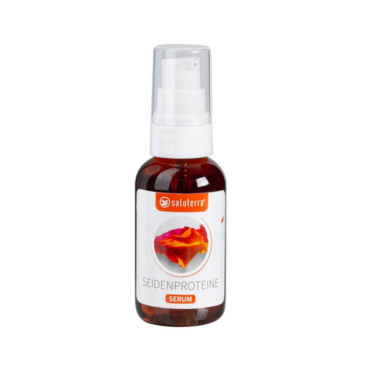 Saluterra Seidenprotein Serum 50ml - Feuchtigkeitsserum Spender