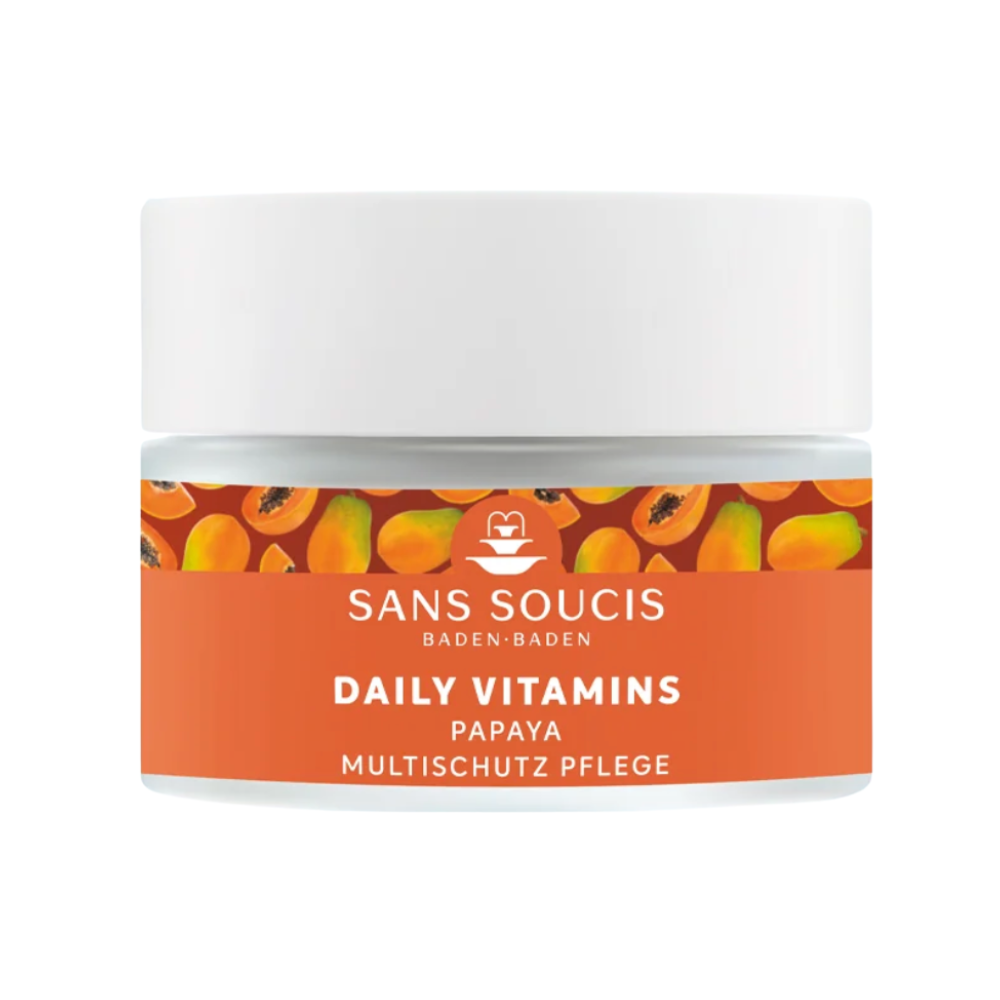 Sans Soucis Daily Vitamins Papaya MultiSchutz Pflege 24h Creme 50ml Tiegel