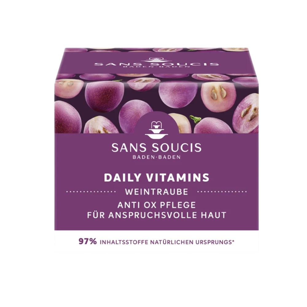 Sans Soucis Daily Vitamins OX Anti-Age Creme 50ml Verpackung - Straffende Pflege für reife Haut Verpackung