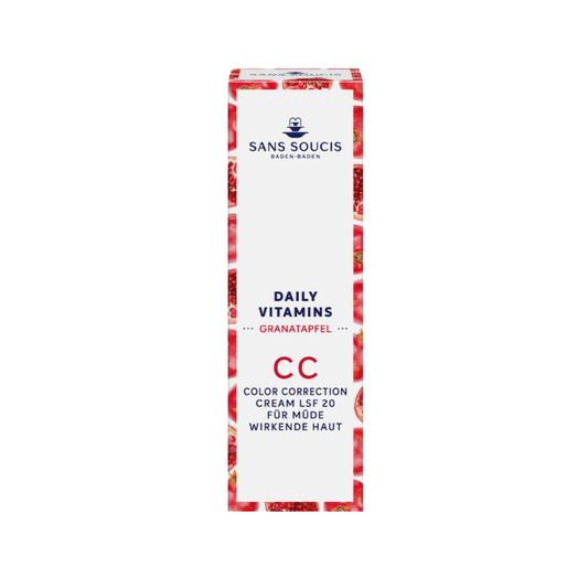 Sans Soucis Daily Vitamins CC Cream LSF 20 müde Haut 30ml Verpackung