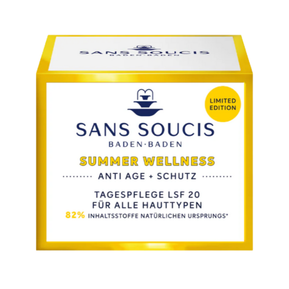 Sans Soucis Summer Wellness Tagescreme LSF 20  50ml Verpackung